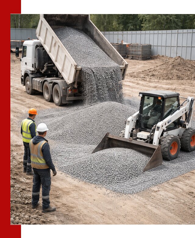 Доставка и продажа гранитного щебня фракции 0-5 в Искитиме