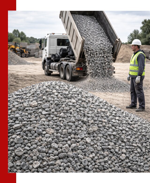 Доставка и продажа гранитного щебня фракции 5-20 в Искитиме