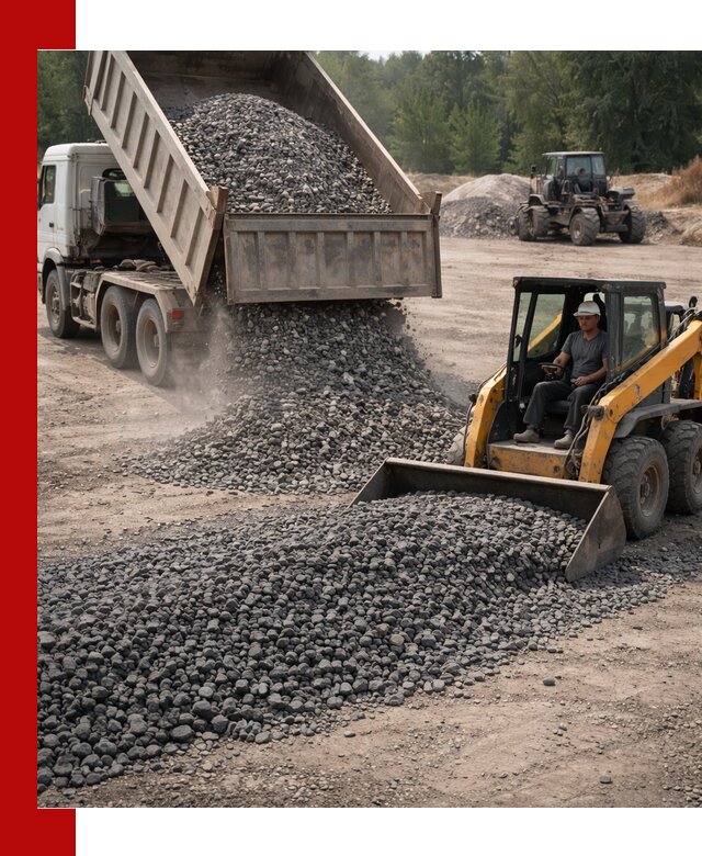 Гранитный щебень фракция 40-70 с доставкой в Искитиме