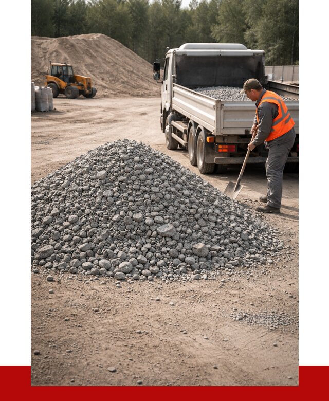 Гравийный щебень фракция 5-10 в Искитиме от 2242 р. | ПРОНЕРУДСкм