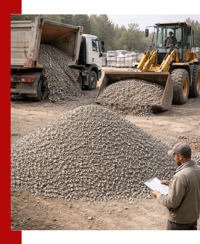 Гравийный щебень фракция 5–10 с доставкой в Искитиме