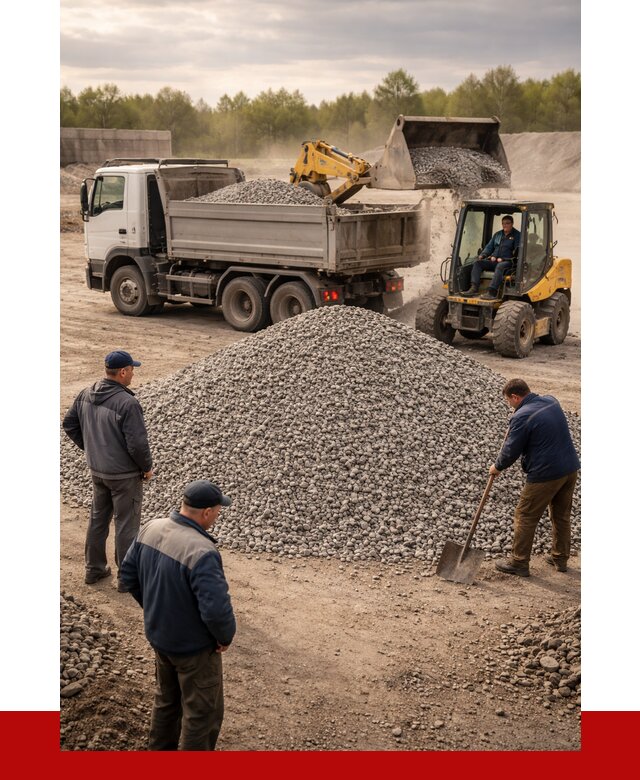 Гравийный щебень фракция 5-20 в Искитиме от 2446 р. ПРОНЕРУДСкм