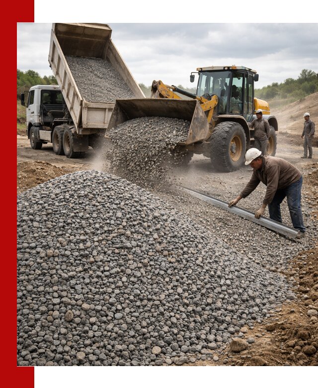 Гравийный щебень фракция 5-20 с доставкой в Искитиме