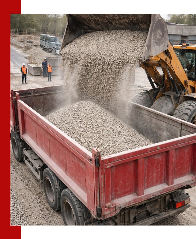 Купить известняковый щебень фракции 0-5 с доставкой в Искитиме