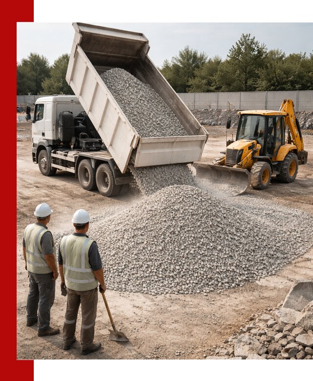 Купить известняковый щебень фракции 5–10 мм с доставкой в Искитиме