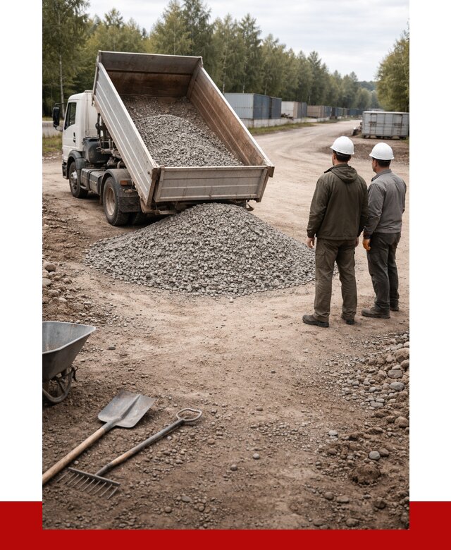 Бетонный щебень фракция 5-20 в Искитиме от 3261 р., ПРОНЕРУДСкм