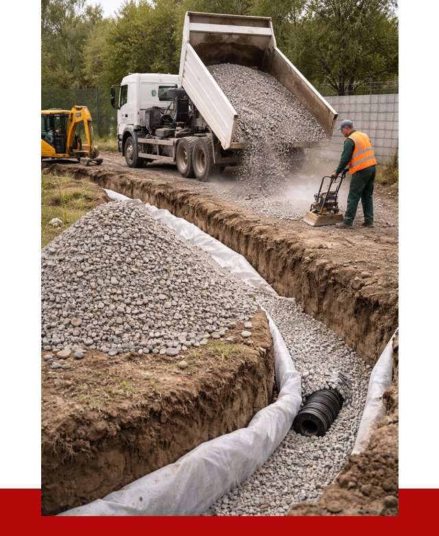 Щебень для дренажа в Искитиме от 1886 р., ПРОНЕРУДСкм доставка