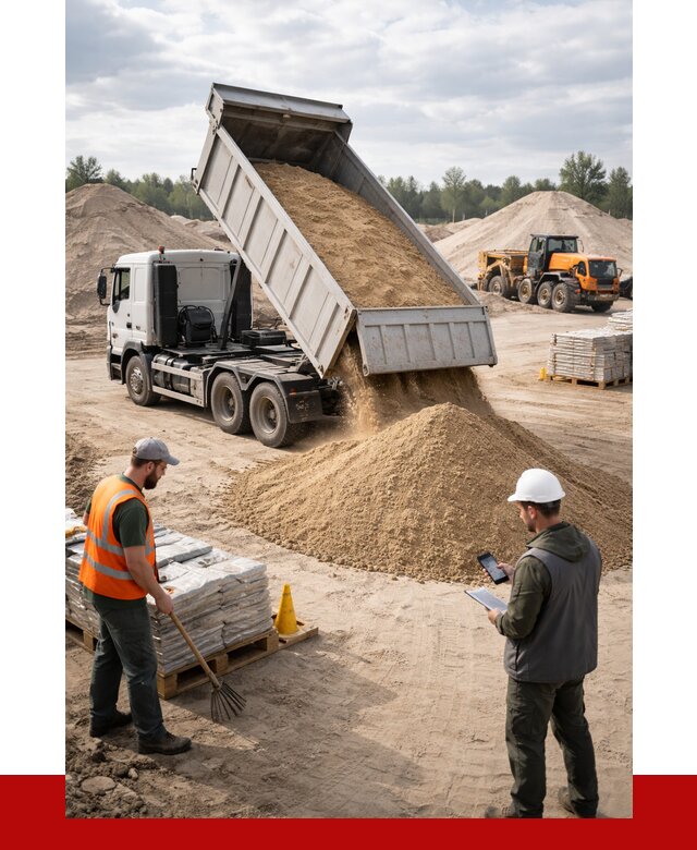 Карьерный песок с доставкой в Искитиме от 3669 р. ПРОНЕРУДСкм