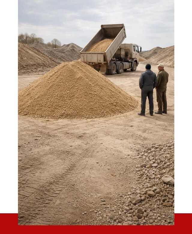 Карьерный песок крупнозернистый в Искитиме от 8663 р | ПРОНЕРУДСкм