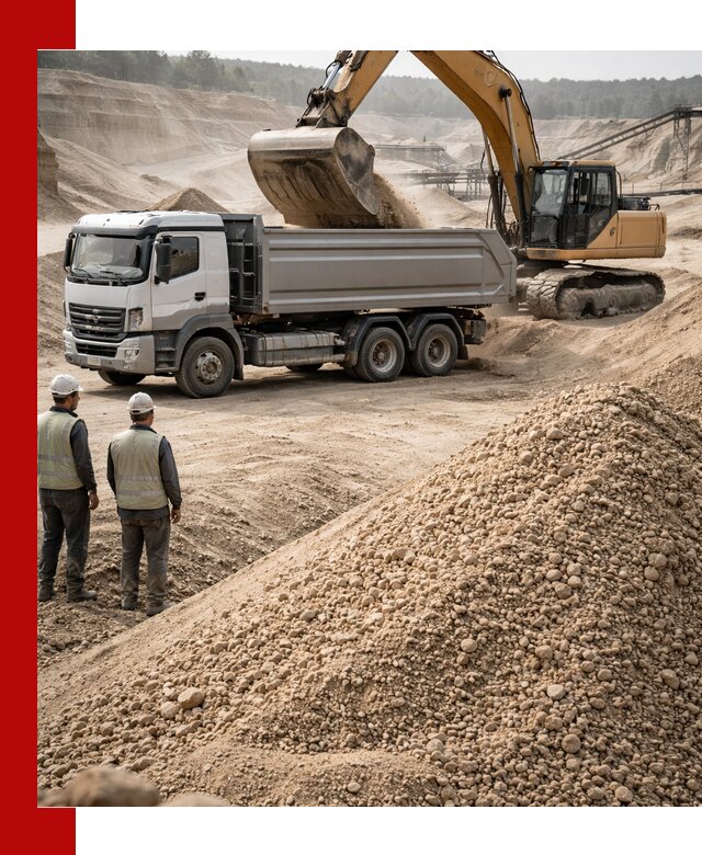 Карьерный крупнозернистый песок с доставкой в Искитиме