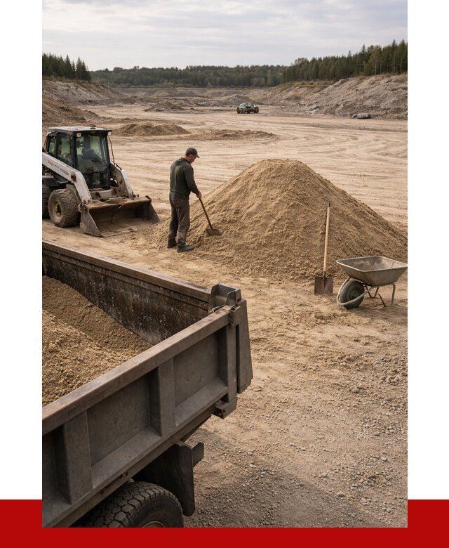 Карьерный песок среднезернистый в Искитиме, от 2242 р. ПРОНЕРУДСкм