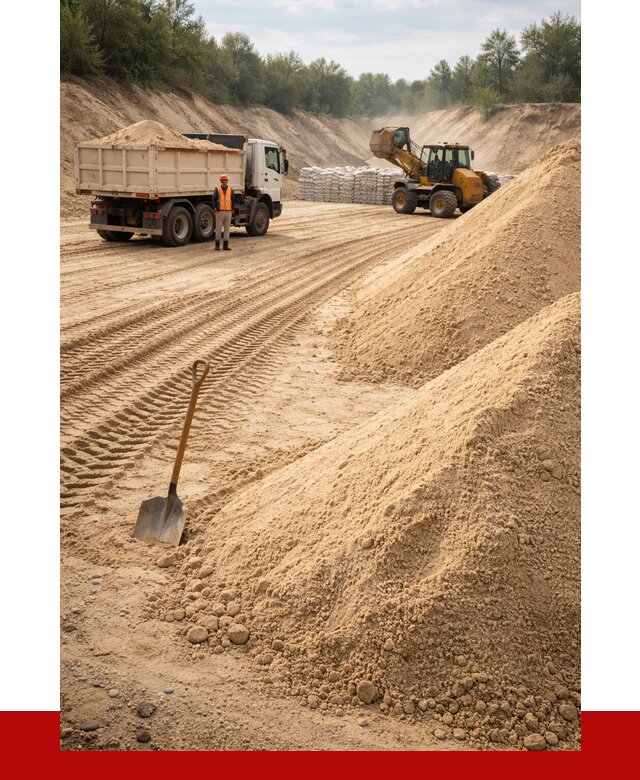 Карьерный песок мелкозернистый в Искитиме от 9173 р. | ПРОНЕРУДСкм