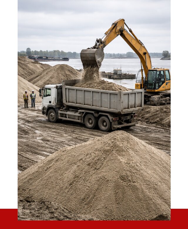 Купить речной песок навалом в Искитиме от 1835 р., ПРОНЕРУДСкм