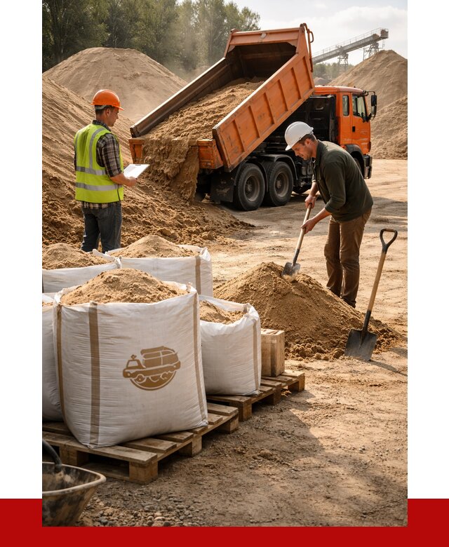 Строительный песок в Искитиме от 2242 р. с доставкой, ПРОНЕРУДСкм