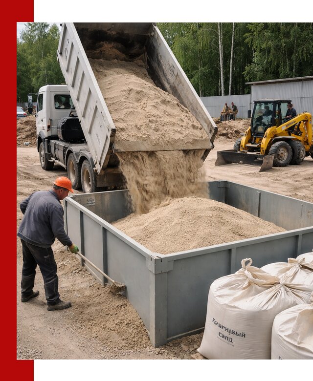 Кварцевый песок для фильтра в Искитиме — доставка и качество