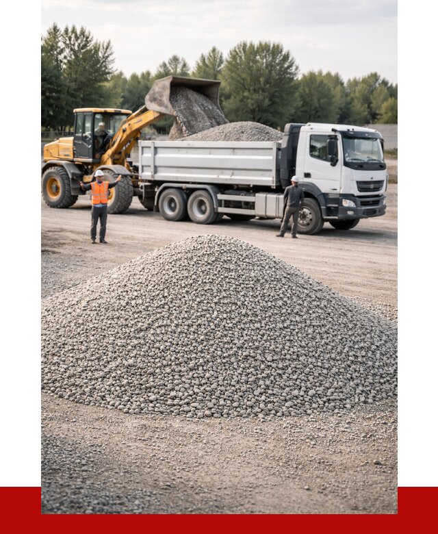 Купить мытый гравий в Искитиме от 3567 р, доставка ПРОНЕРУДСкм