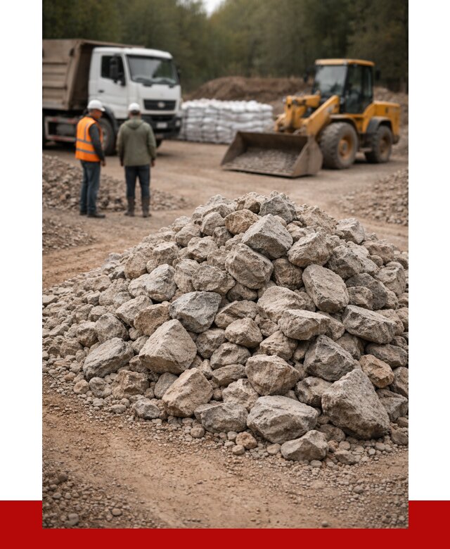 Купить бутовый камень с доставкой в Искитиме от 2344 р. | ПРОНЕРУДСкм
