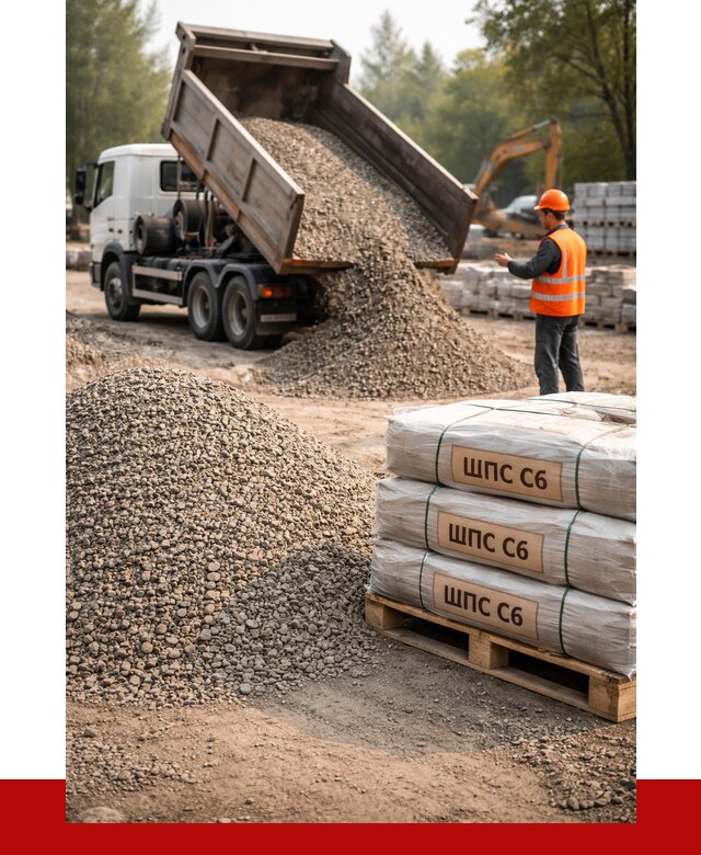 ЩПС С6 в Искитиме с доставкой от 2242 р. за куб | ПРОНЕРУДСкм