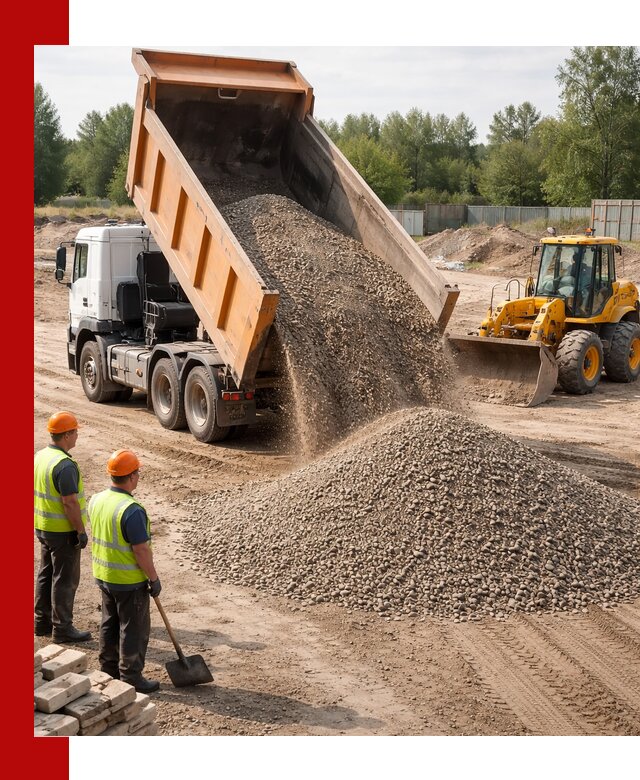 Доставка щебёночно-песчаной смеси ЩПС С7 в Искитиме