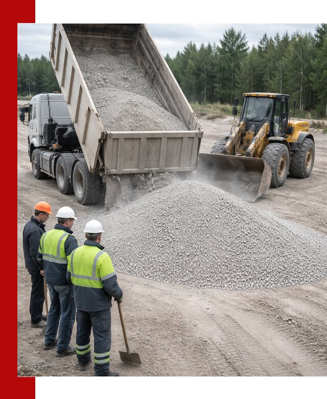 Известняковый отсев 0-5 доставка в Искитиме быстро и выгодно