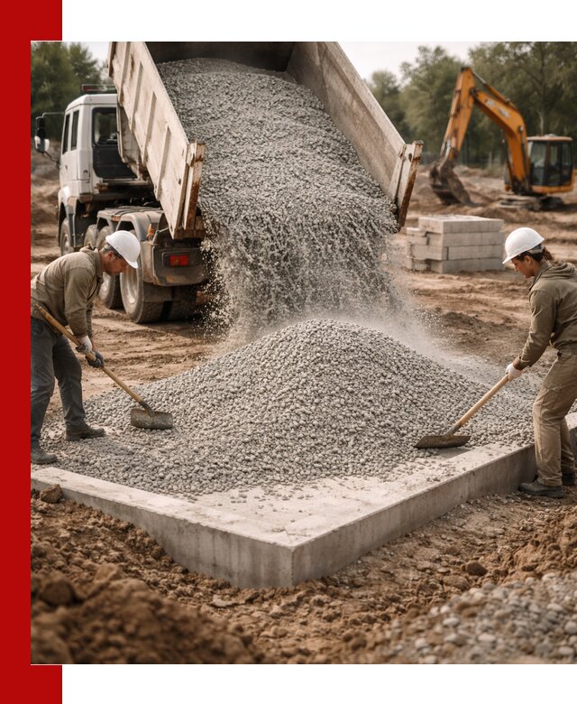 Доставка и продажа отсева для бетона в Искитиме