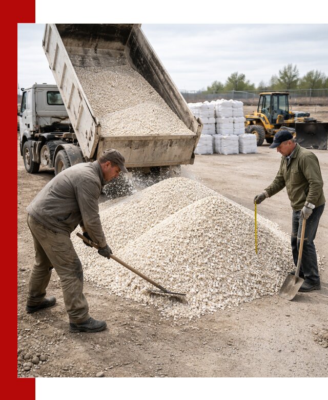 Мраморная крошка с доставкой и разгрузкой в Искитиме