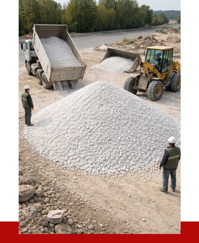 Белая мраморная крошка в Искитиме от 4281 р. с доставкой | ПРОНЕРУДСкм