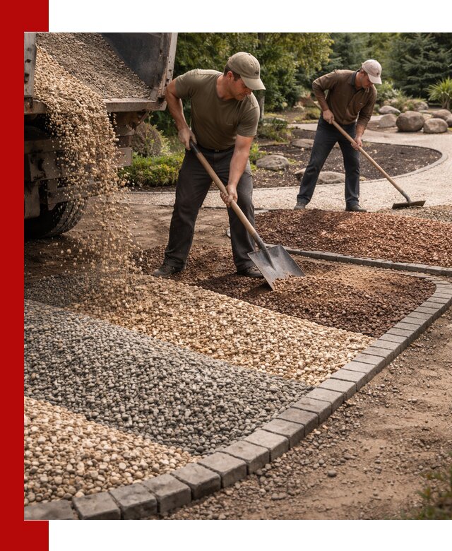 Декоративная крошка для ландшафта в Искитиме — продажа и доставка