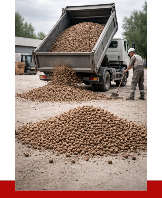 Керамзит с доставкой в Искитиме от 4281 р. за м3 | ПРОНЕРУДСкм