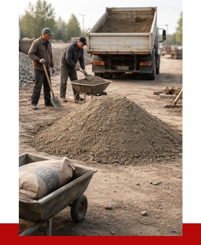 Цементно-песчаная смесь М150 в Искитиме от 4790 р. | ПРОНЕРУДСкм
