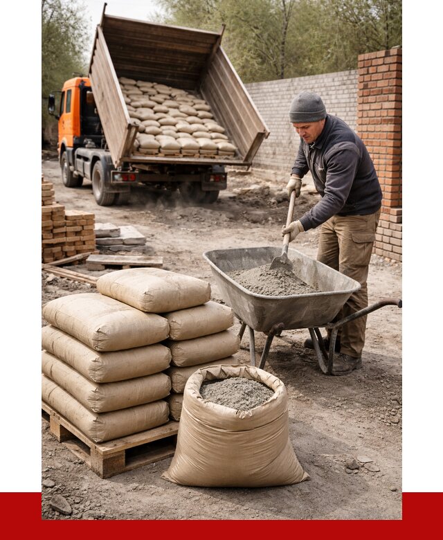 Купить сухую смесь для кладки в Искитиме от 1223 р. | ПРОНЕРУДСкм