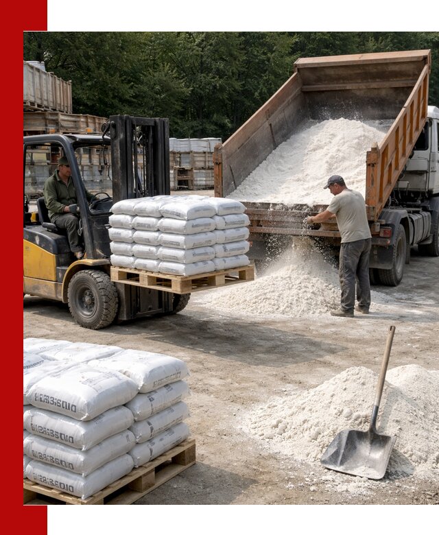 Доставка строительной извести оптом и в розницу в Искитиме