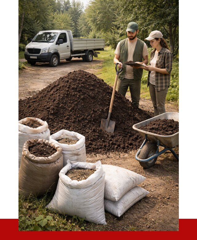 Купить грунт с доставкой в Искитиме от 4586 р. за м3 | ПРОНЕРУДСкм