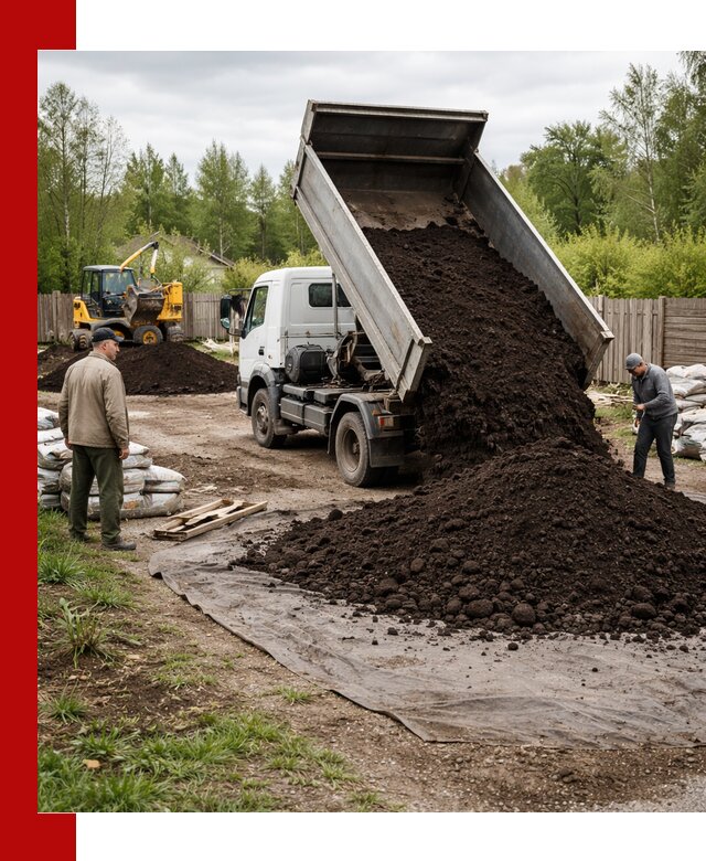 Доставка качественного почвогрунта в Искитиме оптом и в розницу