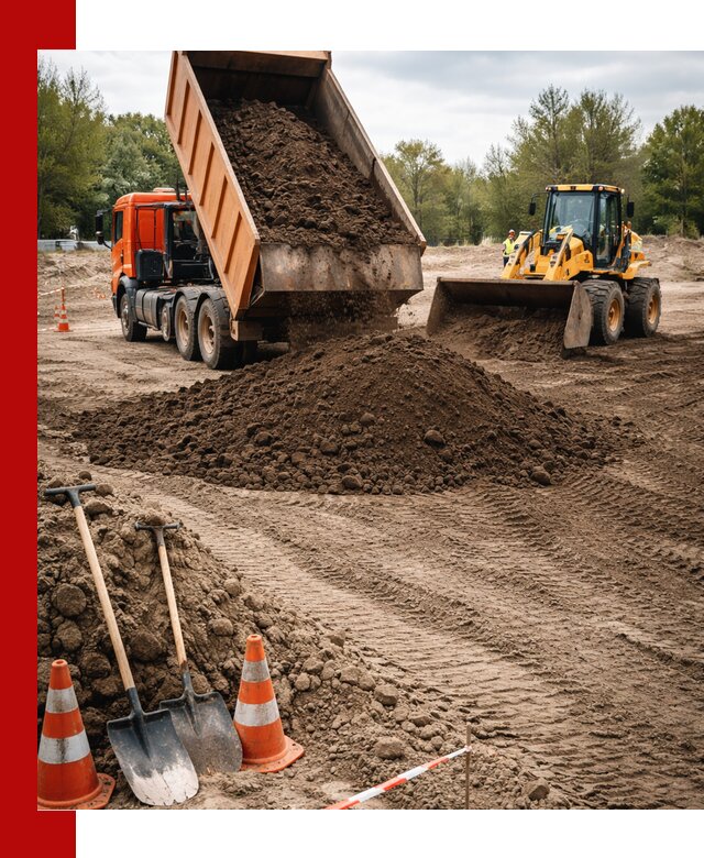 Поставка и доставка планировочного грунта в Искитиме