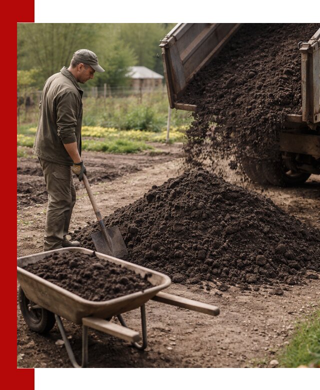 Доставка качественной земли для огорода в Искитиме