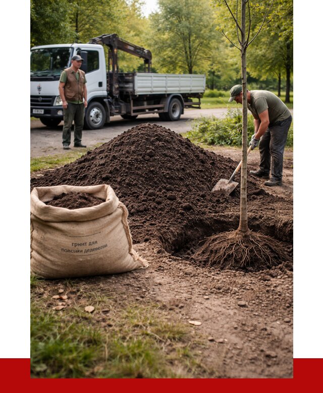 Грунт для посадки деревьев в Искитиме от 1223 р. | ПРОНЕРУДСкм