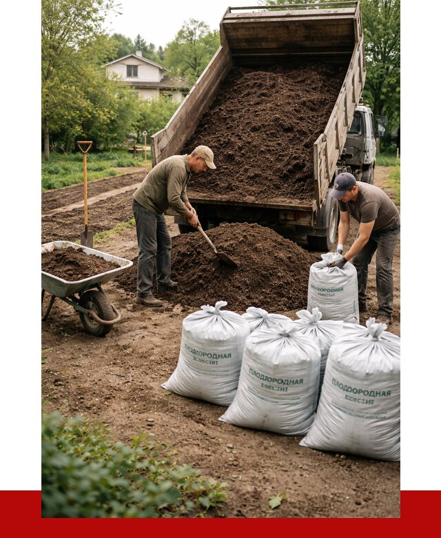Плодородная смесь в Искитиме от 4281 р./куб с доставкой | ПРОНЕРУДСкм