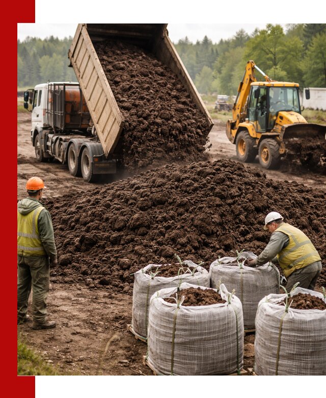 Доставка нейтрального торфа в Искитиме оптом и в розницу