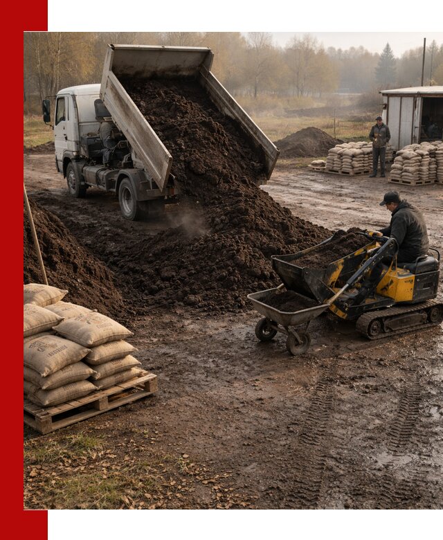 Кислый торф в доставке по выгодным ценам в Искитиме