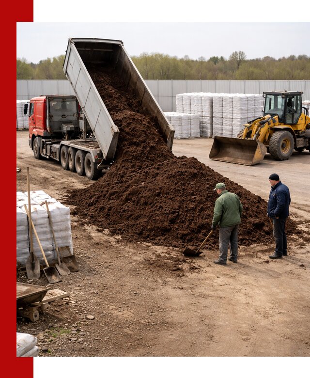 Доставка торфяных смесей оптом и в розницу в Искитиме