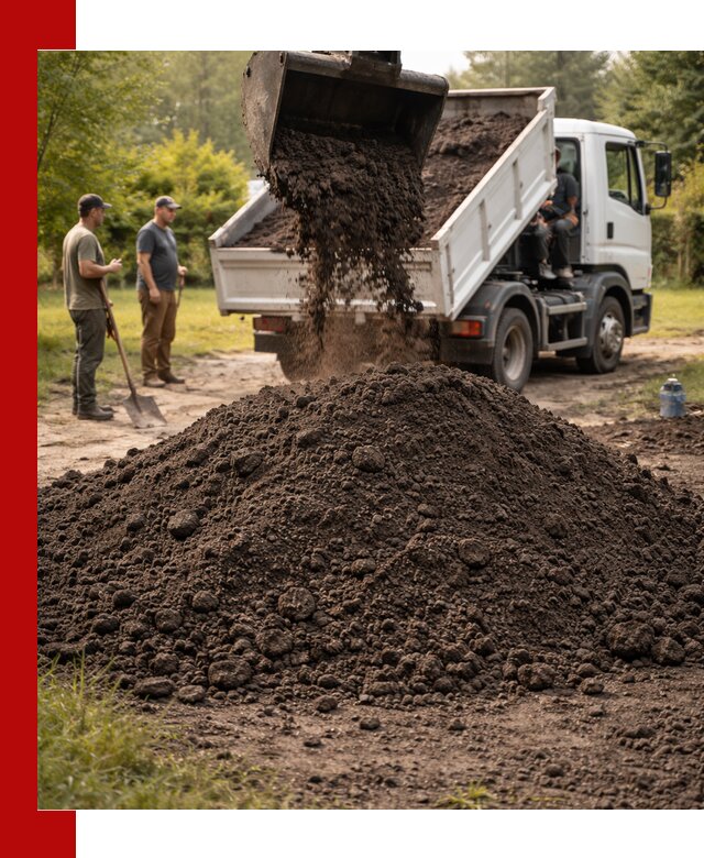 Доставка и продажа чернозема в Искитиме оптом и в розницу