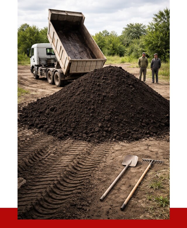 Купить чернозем навалом в Искитиме от 1223 р. за куб | ПРОНЕРУДСкм