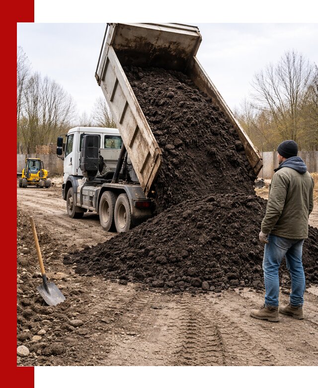 Доставка чернозема навалом в Искитиме быстро и выгодно