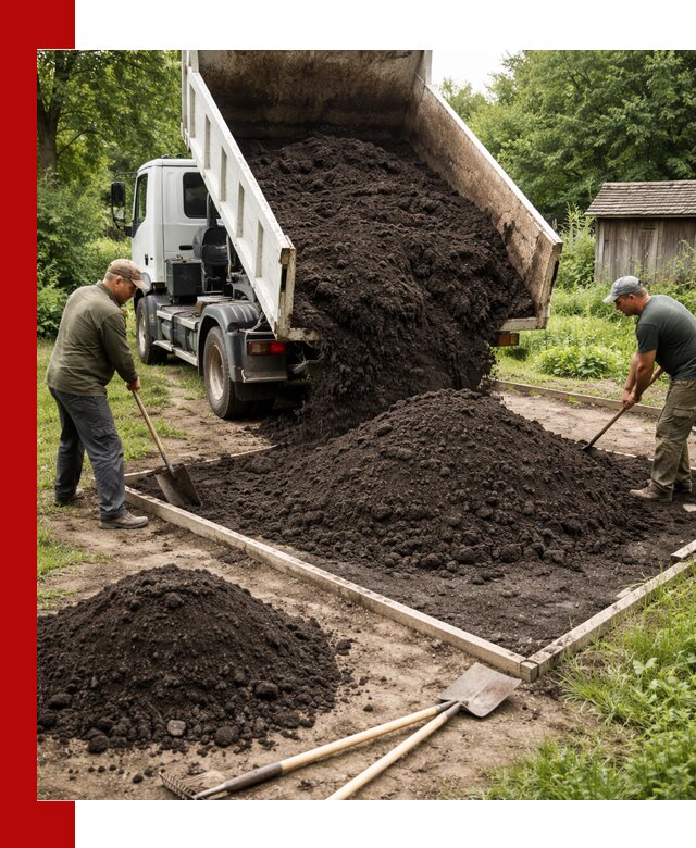 Купить чистый чернозем для огорода с доставкой в Искитиме