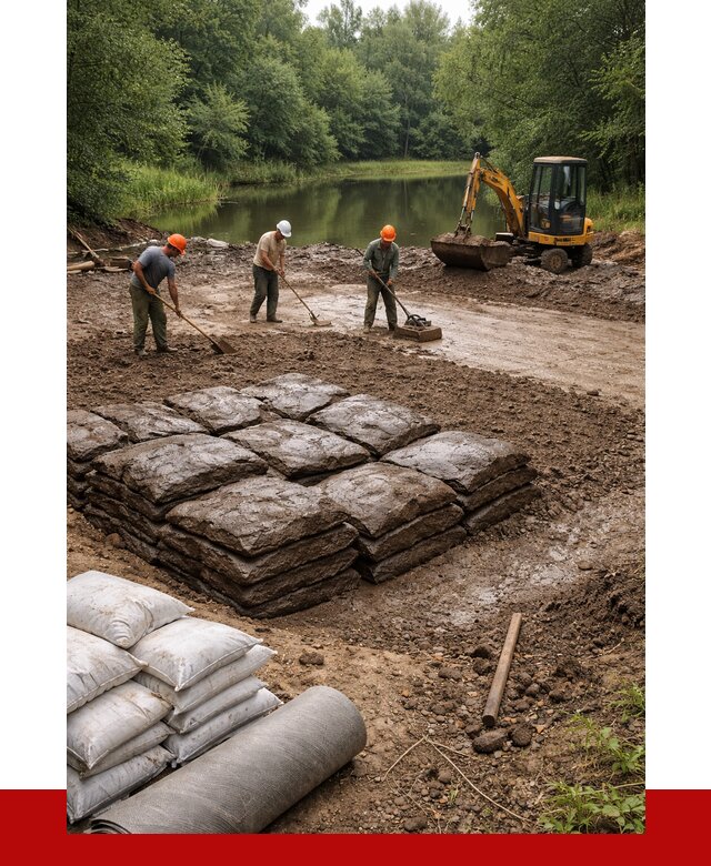 Купить глину для пруда в Искитиме от 4586 р. с доставкой | ПРОНЕРУДСкм