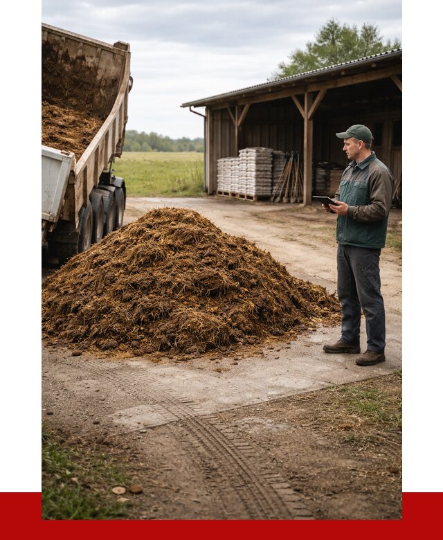 Купить навоз с доставкой в Искитиме от 1223 р. за куб | ПРОНЕРУДСкм