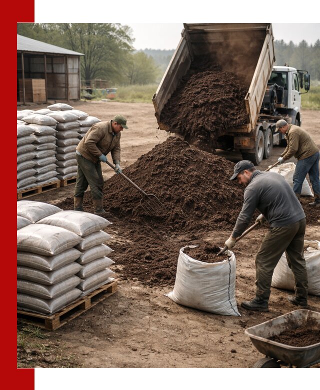 Доставка компоста оптом и в розницу в Искитиме