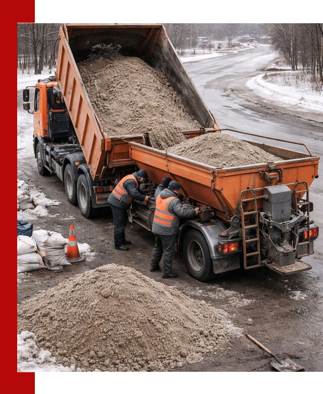 Поставка и вывоз пескосоля в Искитиме оптом и в розницу