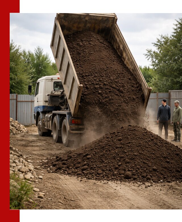 Доставка самосвалом 10 кубов в Искитиме быстро и надёжно